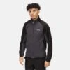 Veste Outdoor Regatta Highton Full Zip Dark Grey Black -Matériel Ski Boutique veste outdoor regatta highton full zip dark grey black
